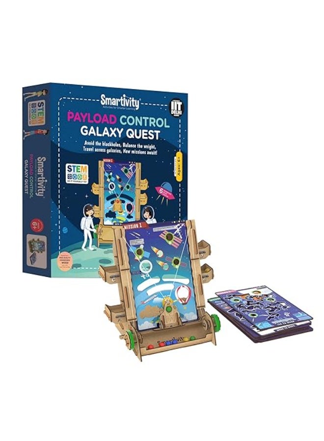 سمارتيفيتي لعبة سمارتيفيتي للتحكم في الحمولة الفضائية، لعبة تعليمية وتفاعلية للأطفال من عمر 6 إلى 14 عامًا، هدية مثالية لأعياد ميلاد الأولاد والبنات، صنع في الهند. - Image 1